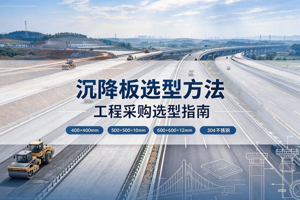 清丰沉降板选择方法