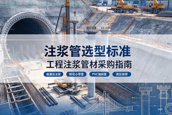清丰注浆管选型标准