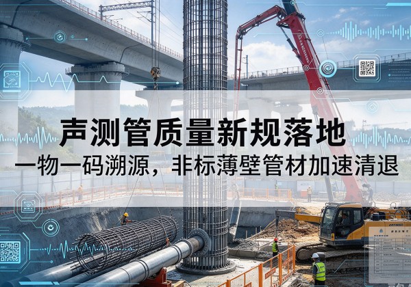 清丰声测管质量新规落地，一物一码溯源，非标薄壁管材加速清退